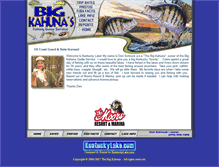 Tablet Screenshot of bigkahunafishingguideservice.com